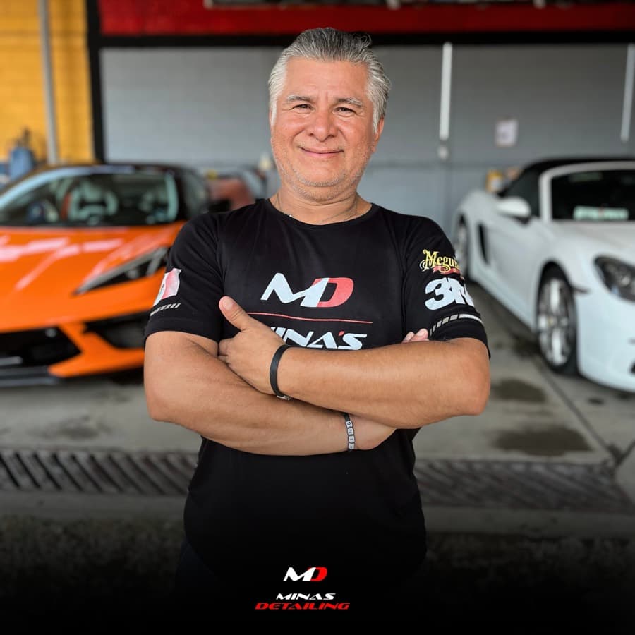 Fredy, encargado de detailing en Minas Detailing